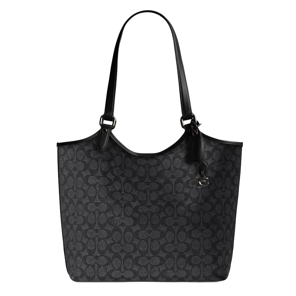 COACH Day Tote, V5/Charcoal Black